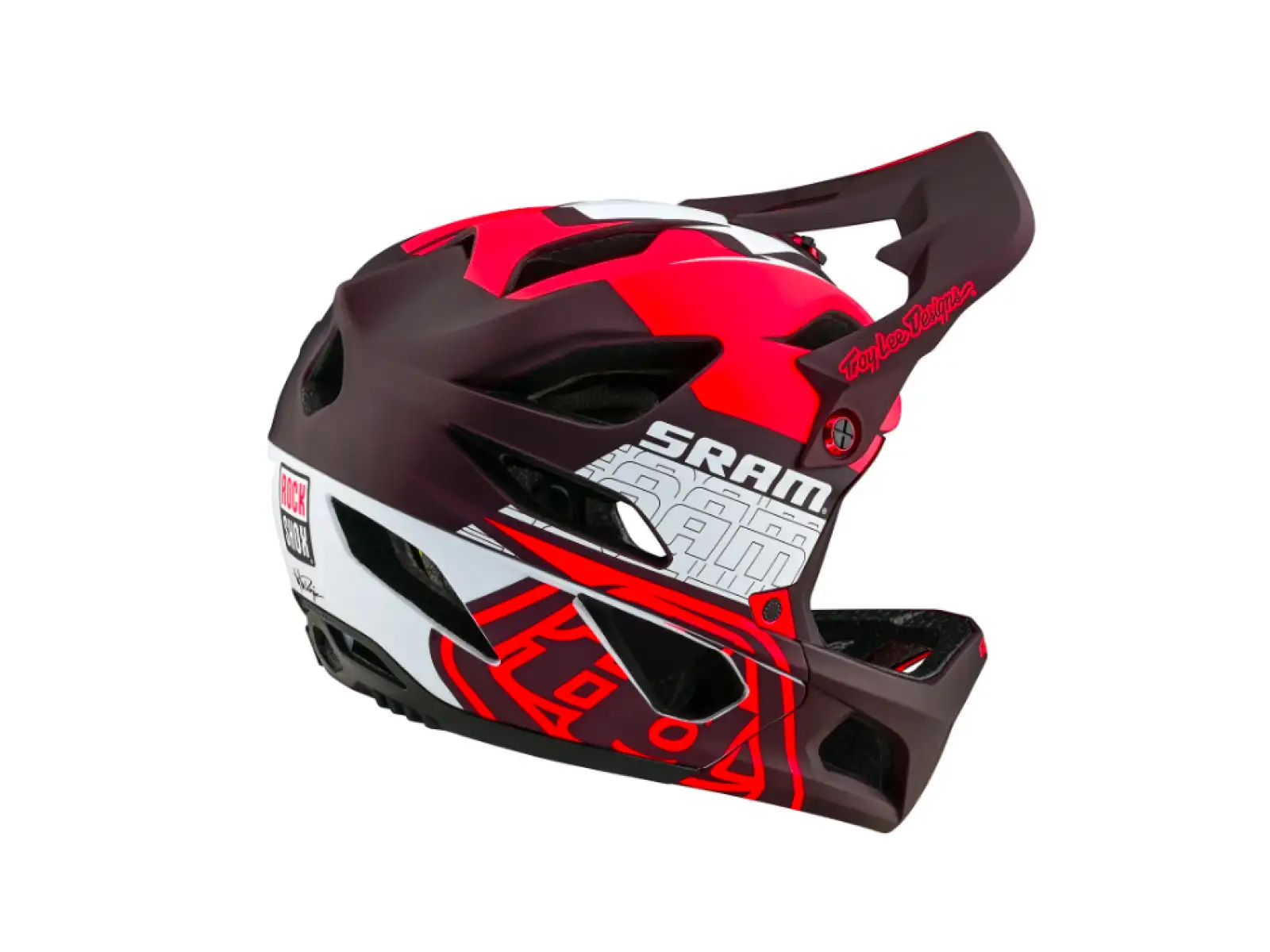 Troy Lee Designs Stage Mips SRAM helmet Vector Red