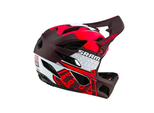 Troy Lee Designs Stage Mips SRAM helmet Vector Red