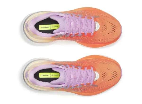 Saucony Ride 19 women's running shoes Fire/Orchid