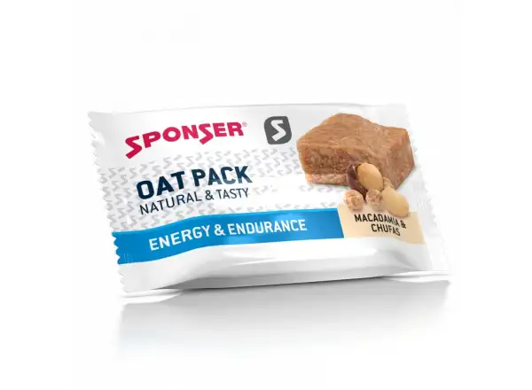 Sponser Oat Pack Bar flapjack macadamia nut