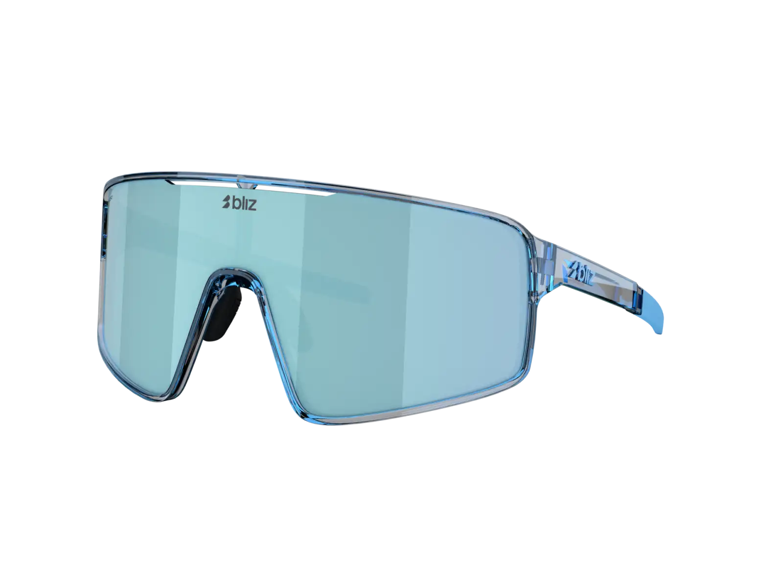 Bliz P001s sunglasses Transparent Blue/Smoke Ice Blue Multi