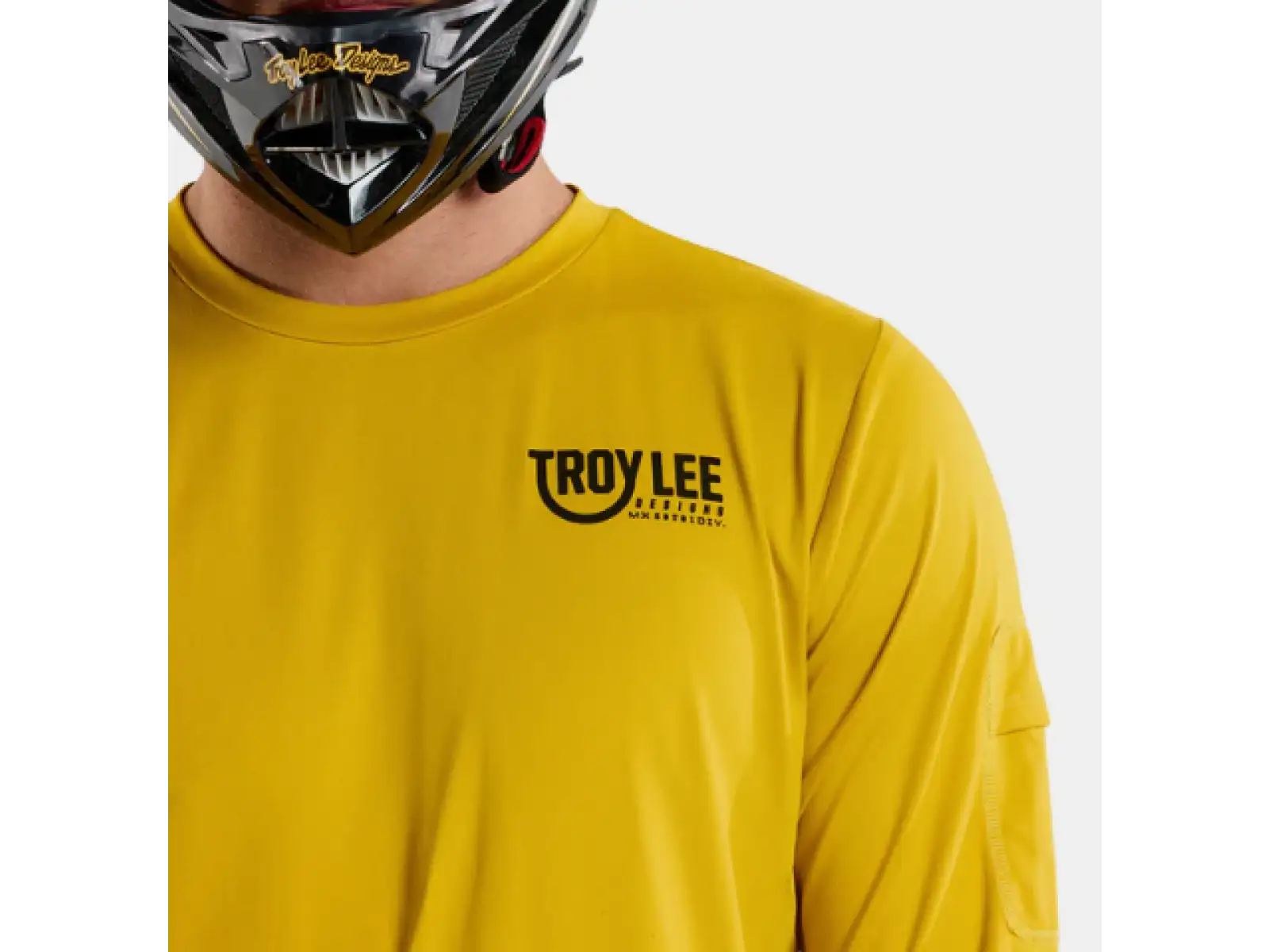 Troy Lee Designs Ruckus Ride Tee men's jersey long sleeve Eyez Safron