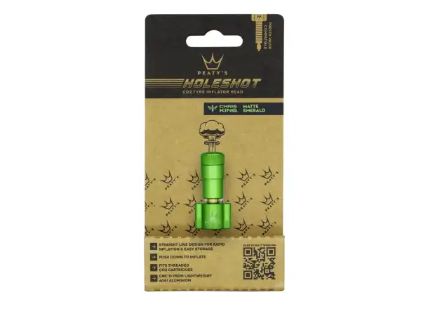 Peatys Holeshot CO2 pump head Emerald