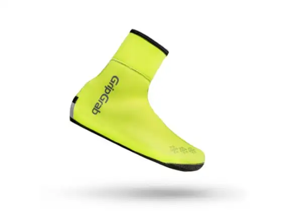 Grip Grab Arctic Road Hi-Vis shoe covers yellow
