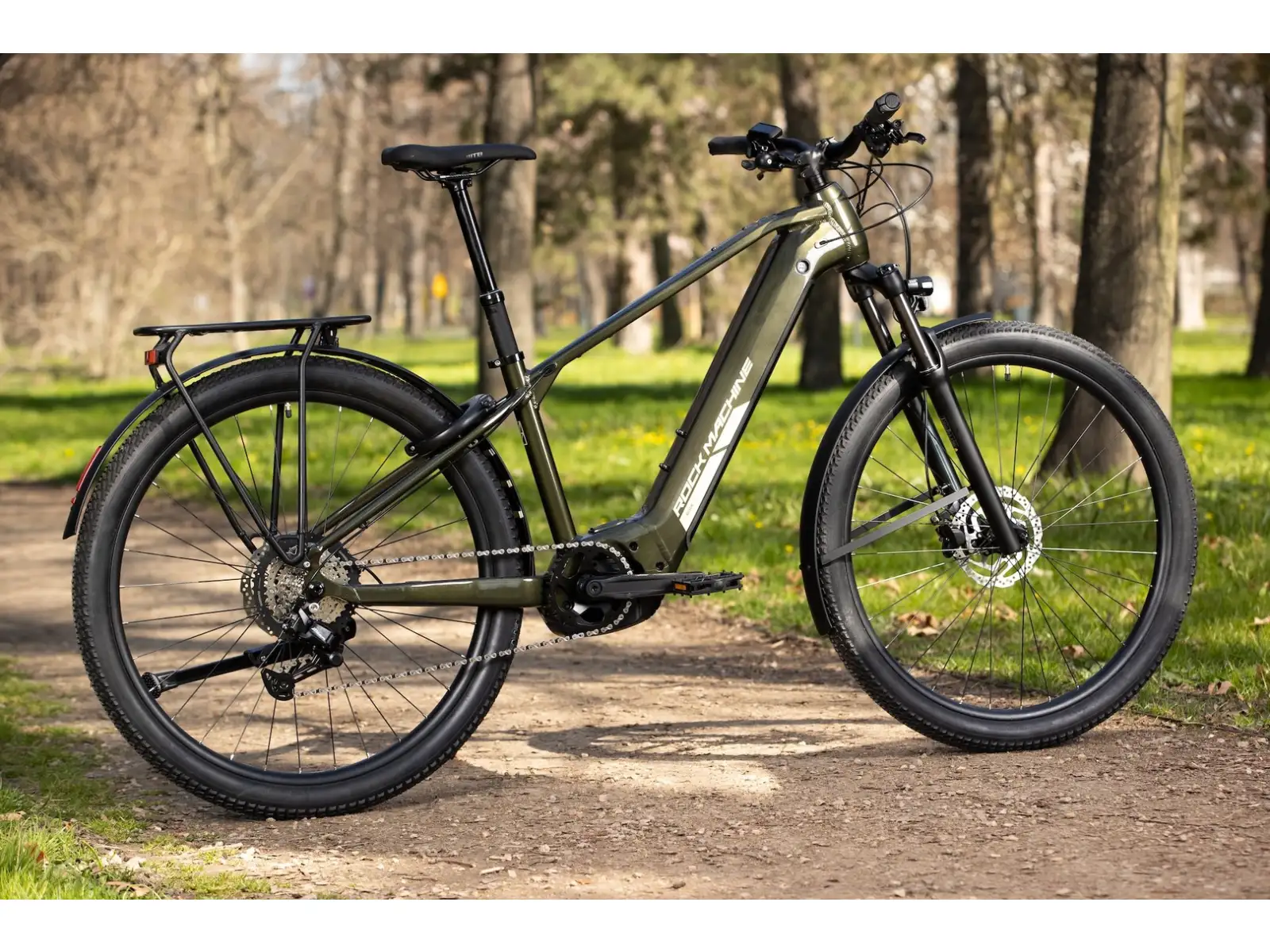 Rock Machine eBlizz B70T mountain e-bike Gloss Dark Forest