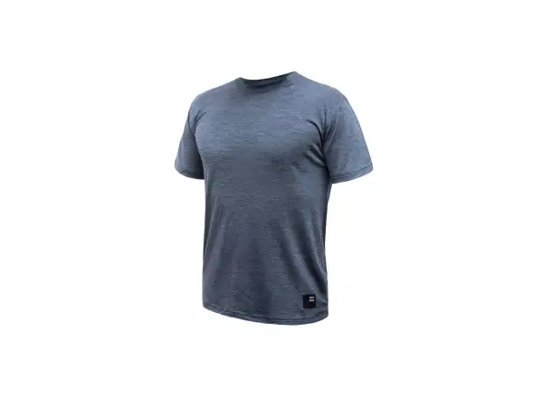 Sensor Merino Lite men's functional t-shirt short sleeve Mottled Blue