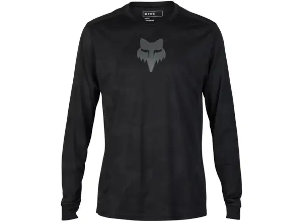 Fox Ranger TruDri men's long sleeve jersey Black