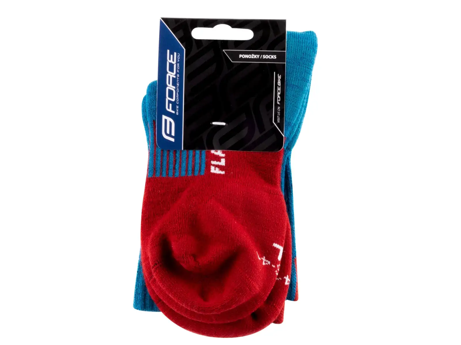 Force Flake winter socks blue/red