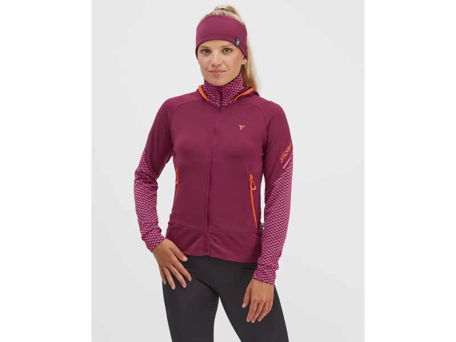 Silvini Artica women's sweatshirt Plum/Pink