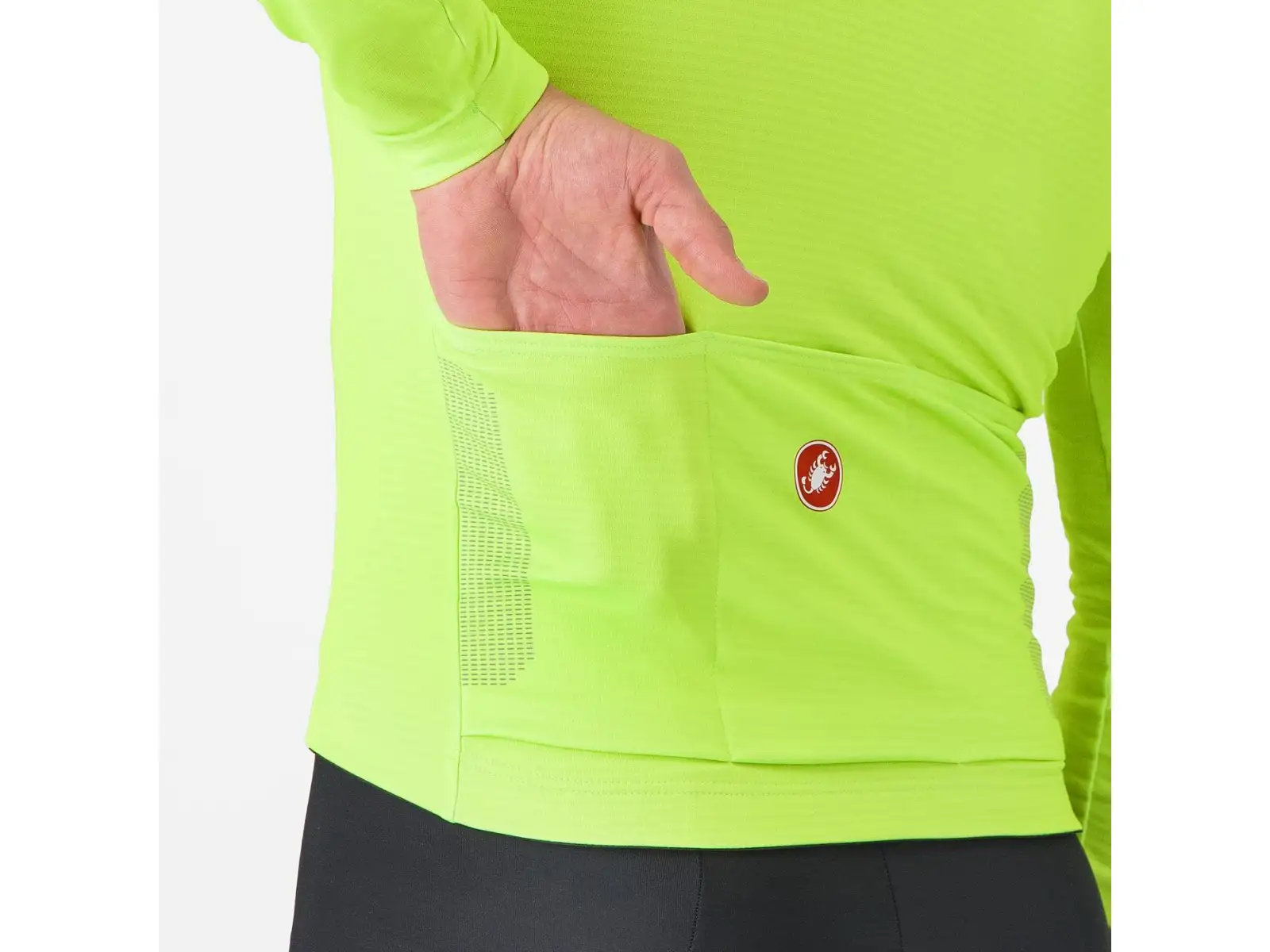 Castelli Puro 4 Jersey men's jersey Electric Lime
