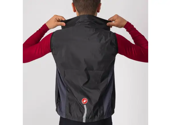 Castelli Squadra Stretch men's vest Light Black/Dark Gray