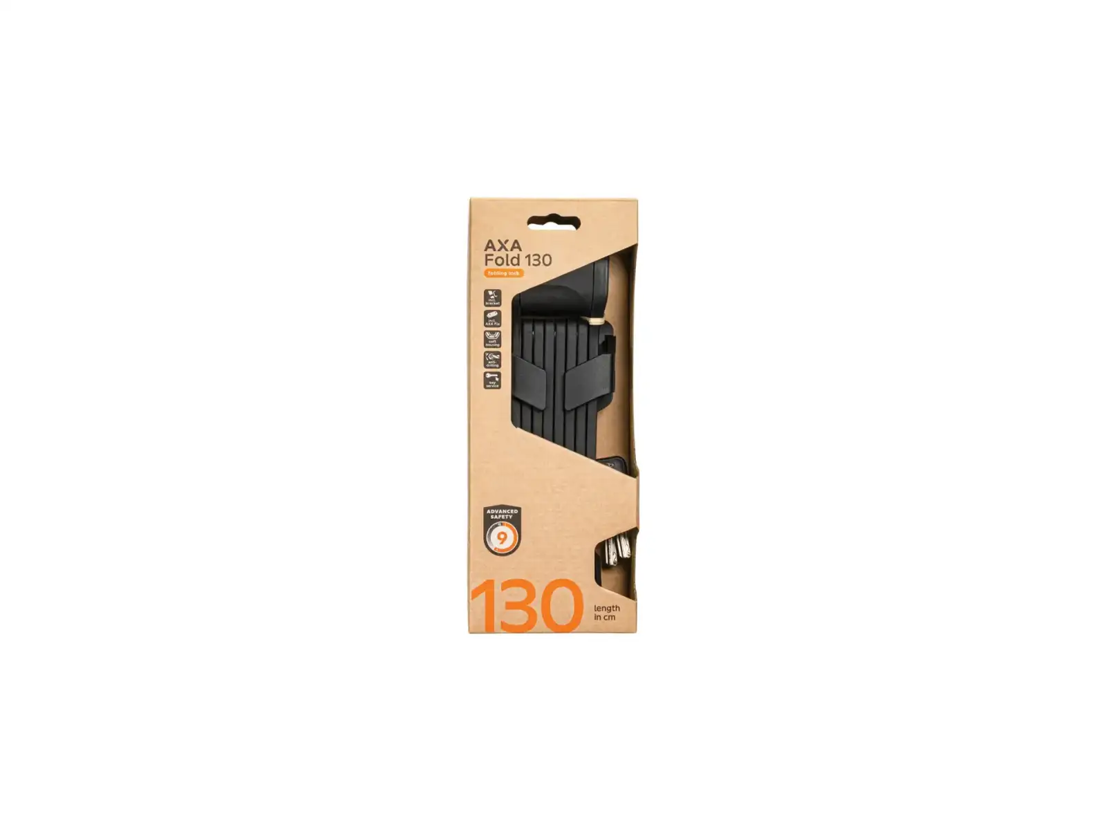 AXA folding lock Fold 130 black