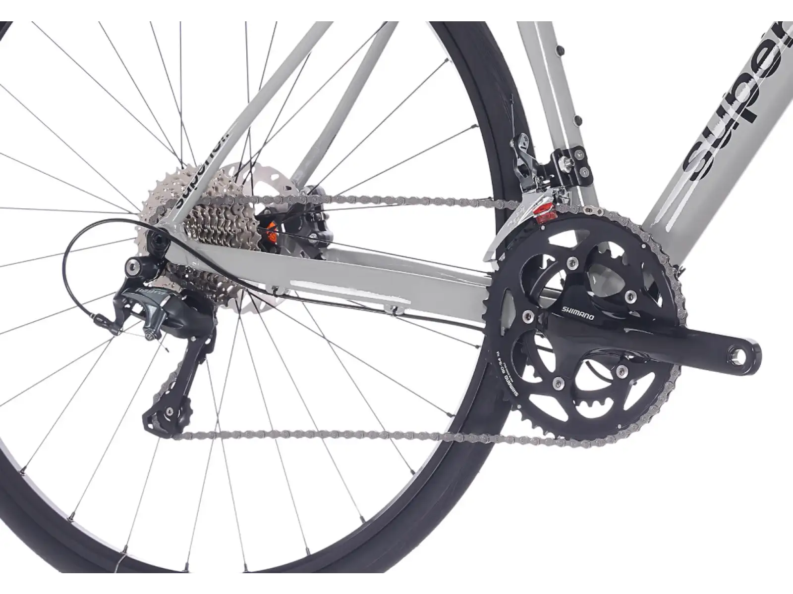 Superior X-Road 6.3 GF road bike gloss grey / black