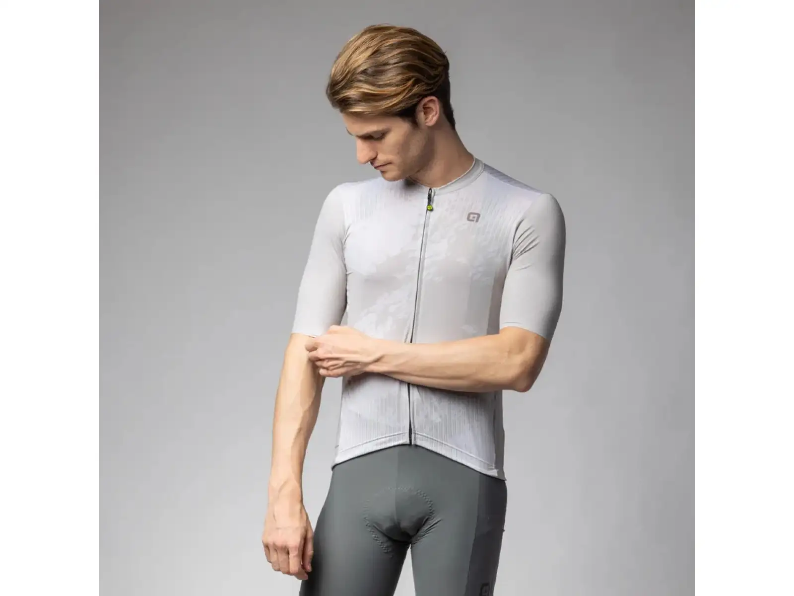 Alé Off Road-Gravel Krakatoa men's jersey short sleeve Beige
