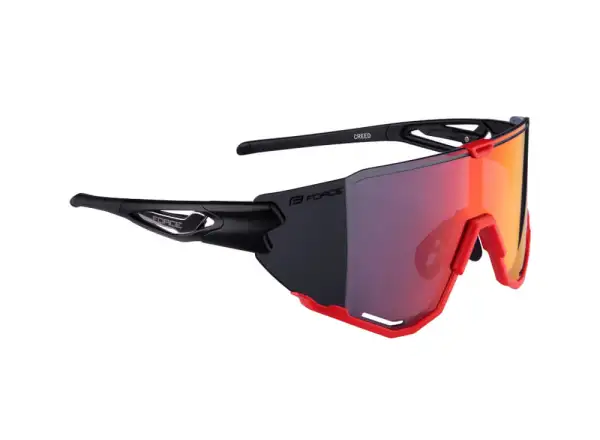 Force Creed glasses black/red/red revo lenses