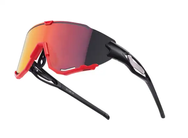 Force Creed glasses black/red/red revo lenses