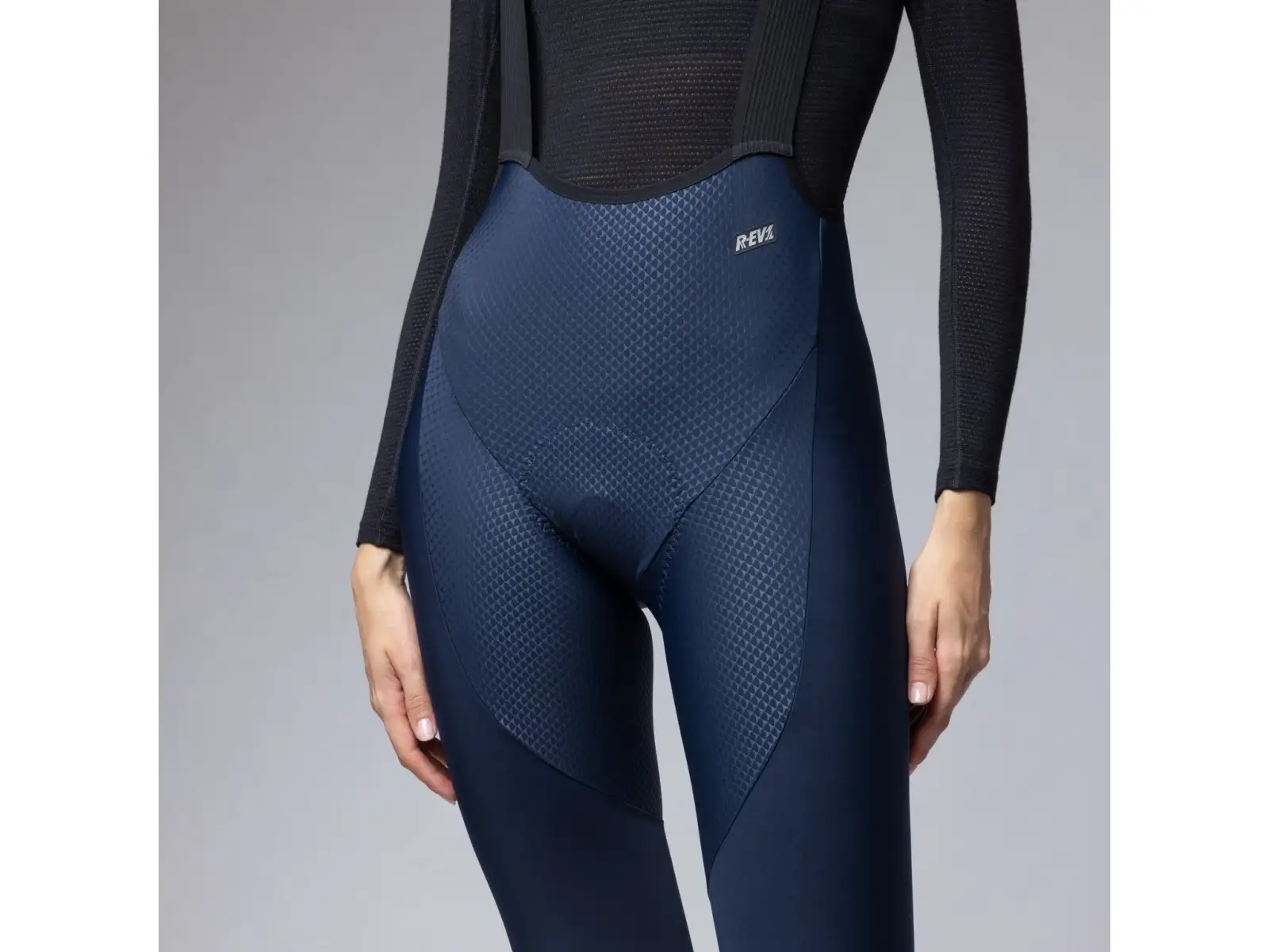 Alé R-EV1 Voltage women's winter 3/4 cycling pants Midnight Blue