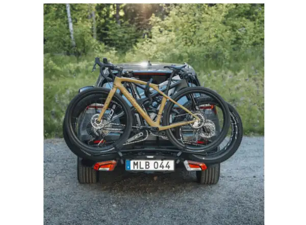Thule EasyFold XT Black/Silver carrier for 2-3 bikes on tow bar