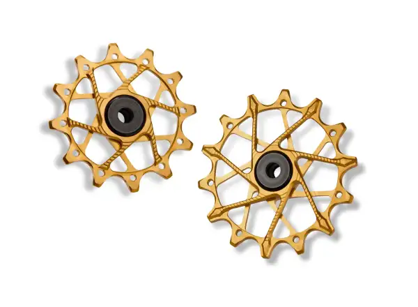 Garbaruk derailleur pulleys for Sram 11/12 spd. 12+14T Gold
