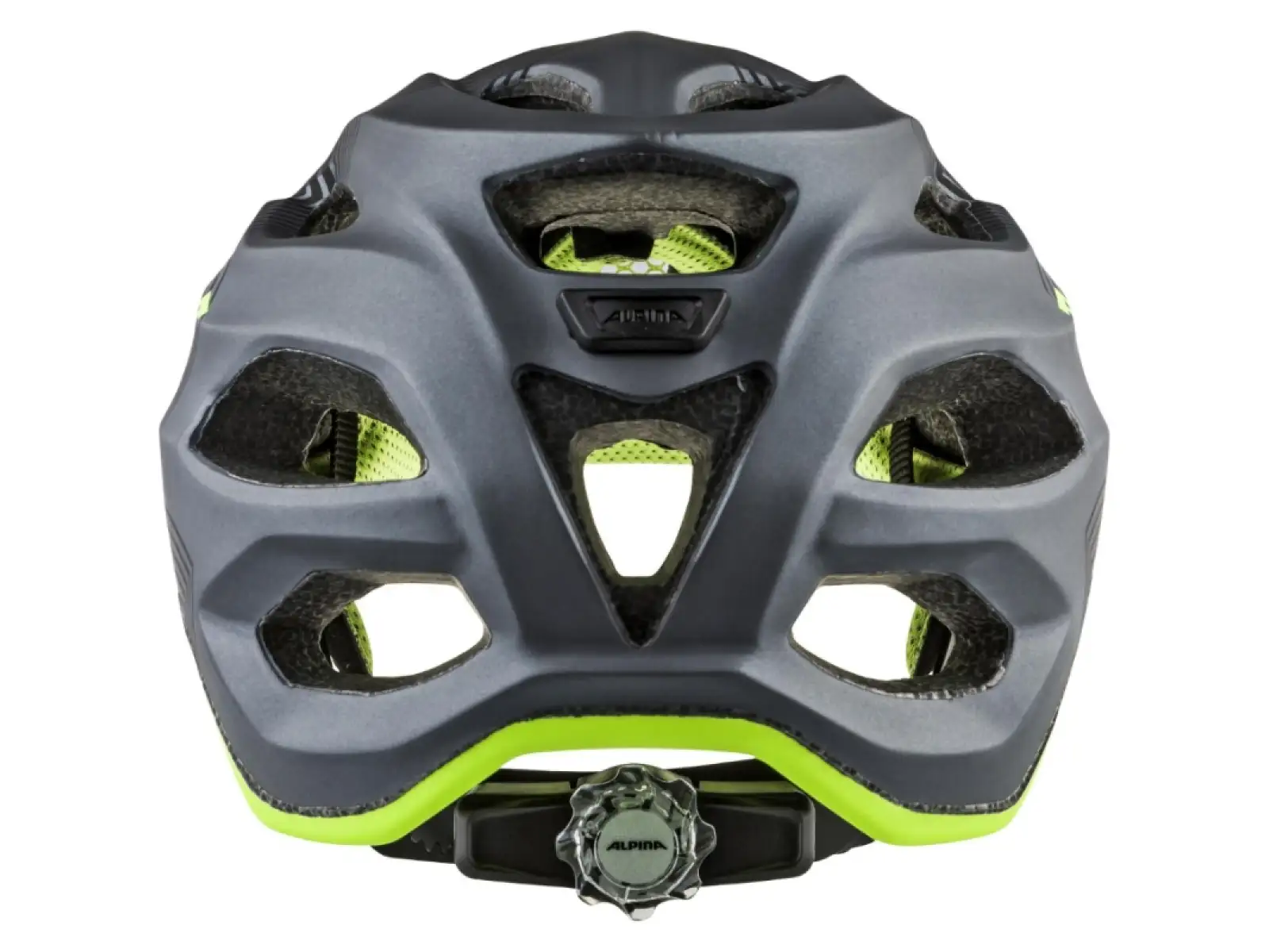 Alpina Carapax Jr. kids helmet black/neon/yellow
