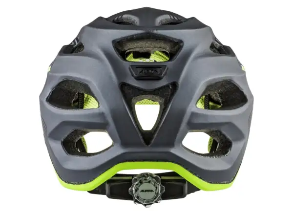 Alpina Carapax Jr. kids helmet black/neon/yellow