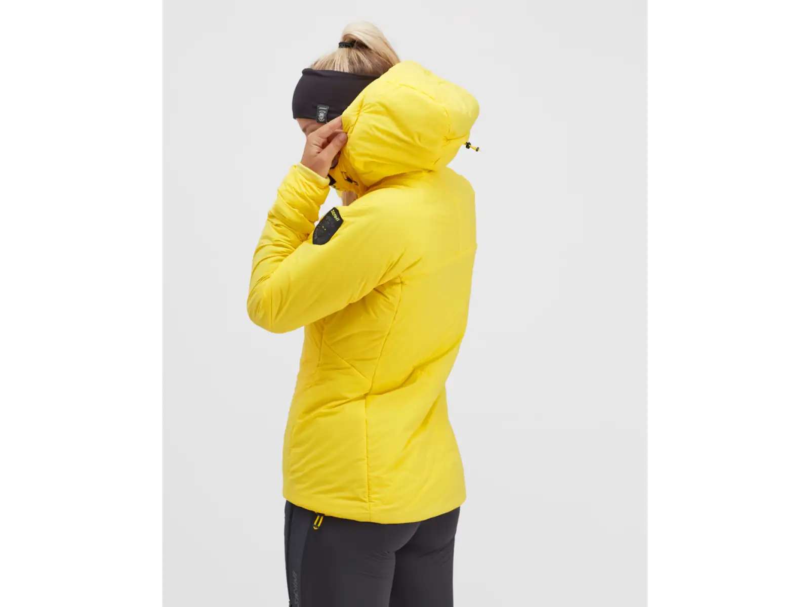 Silvini Lupa women's ski mountaineering jacket Neon/Charcoal