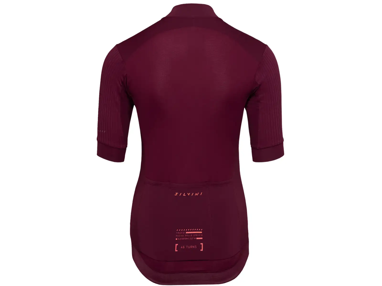 Silvini Trafoia women's jersey short sleeve Merlot