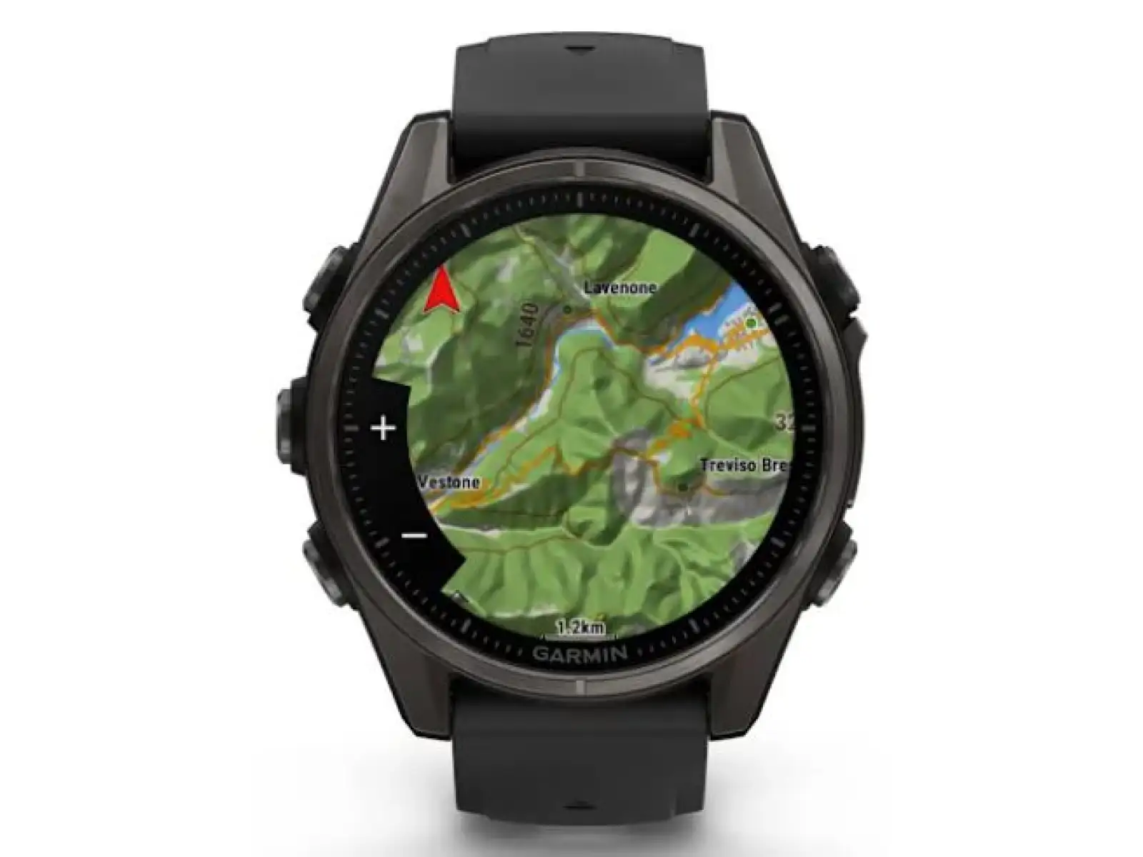 Garmin fenix 8 - 43 mm AMOLED Sapphire smart watch Carbon titanium Black/Pebble grey
