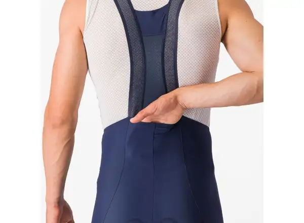 Castelli Espresso 3 men's shorts with insert and straps Belgian Blue