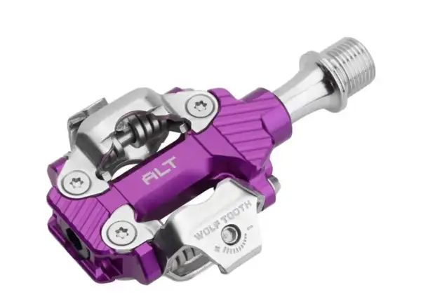 Wolf Tooth ALT XC Clipless pedals Ultraviolet Purple