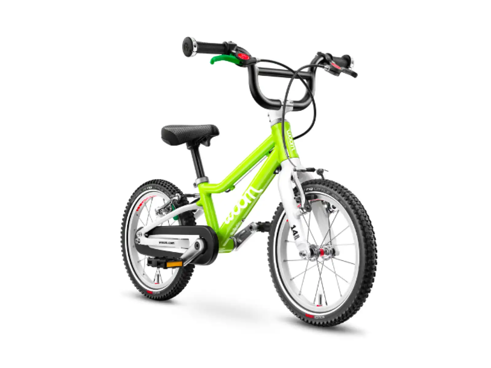 Woom 2 Lizard Lime 14 children's bike