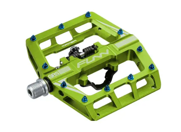 Funn Mamba S pedals single-sided Wasabi