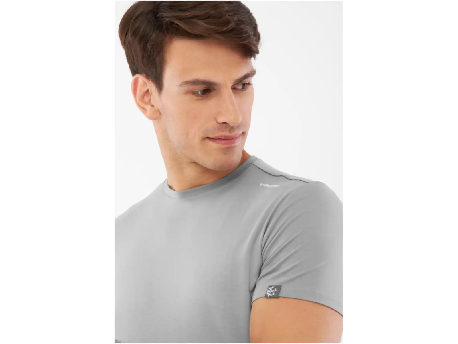 Viking Lenta Bamboo men's short sleeve T-shirt Grey