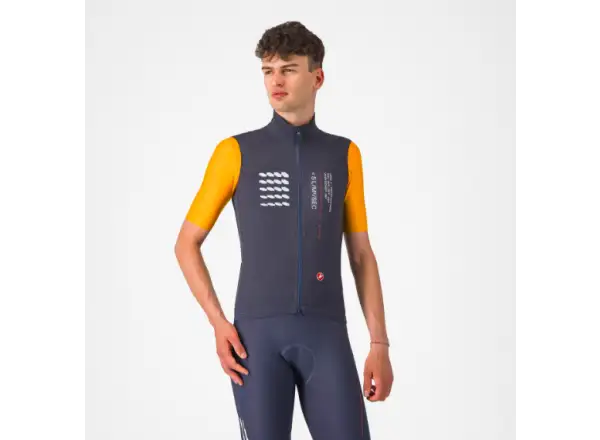 Castelli Espresso R-A/D men's vest Smoky Gray
