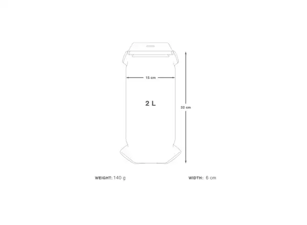 Apidura hydration reservoir fast-flow for backpacks