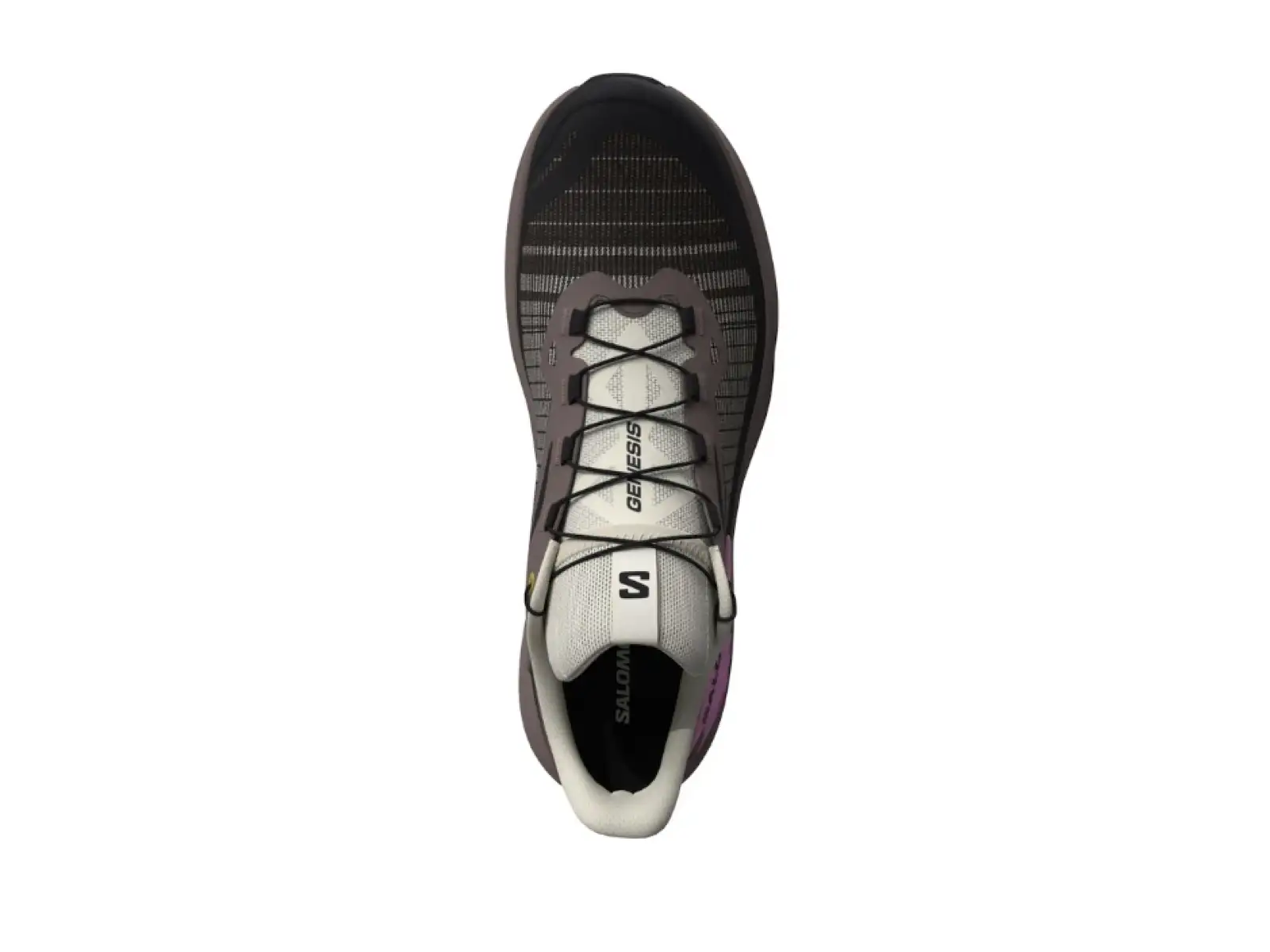 Salomon Genesis women's running shoes Iron/Vanilla Ice/Cyclamen
