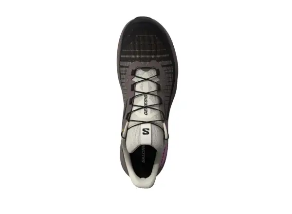 Salomon Genesis women's running shoes Iron/Vanilla Ice/Cyclamen