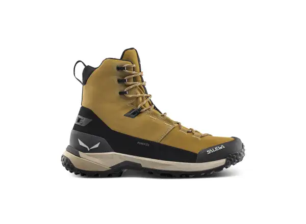 Salewa Puez Winter Mid PTX men's shoes Golden Brown / Black