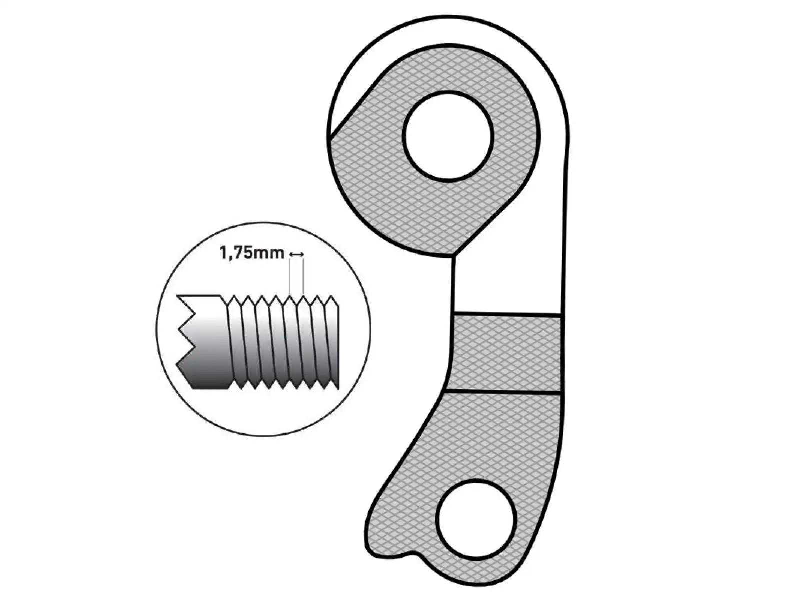 Union GH-249 derailleur hanger Bulls