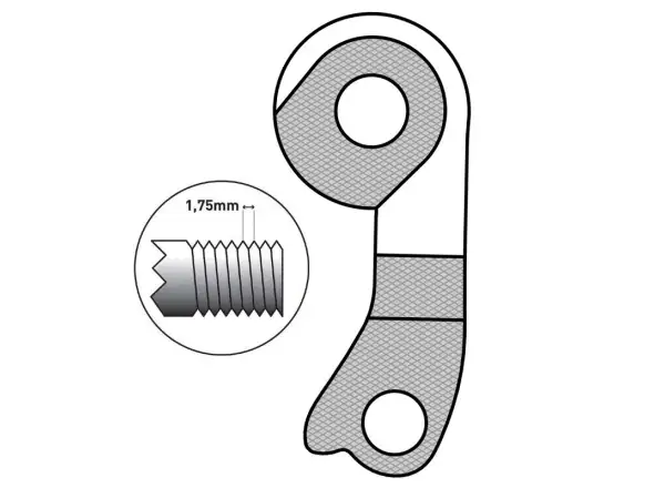 Union GH-249 derailleur hanger Bulls