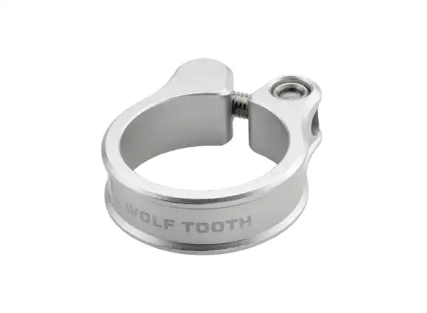 Wolf Tooth seatpost clamp 28.6mm raw silver