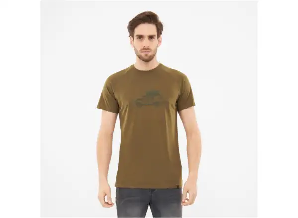 Viking Likelo men's T-shirt short sleeve Olive