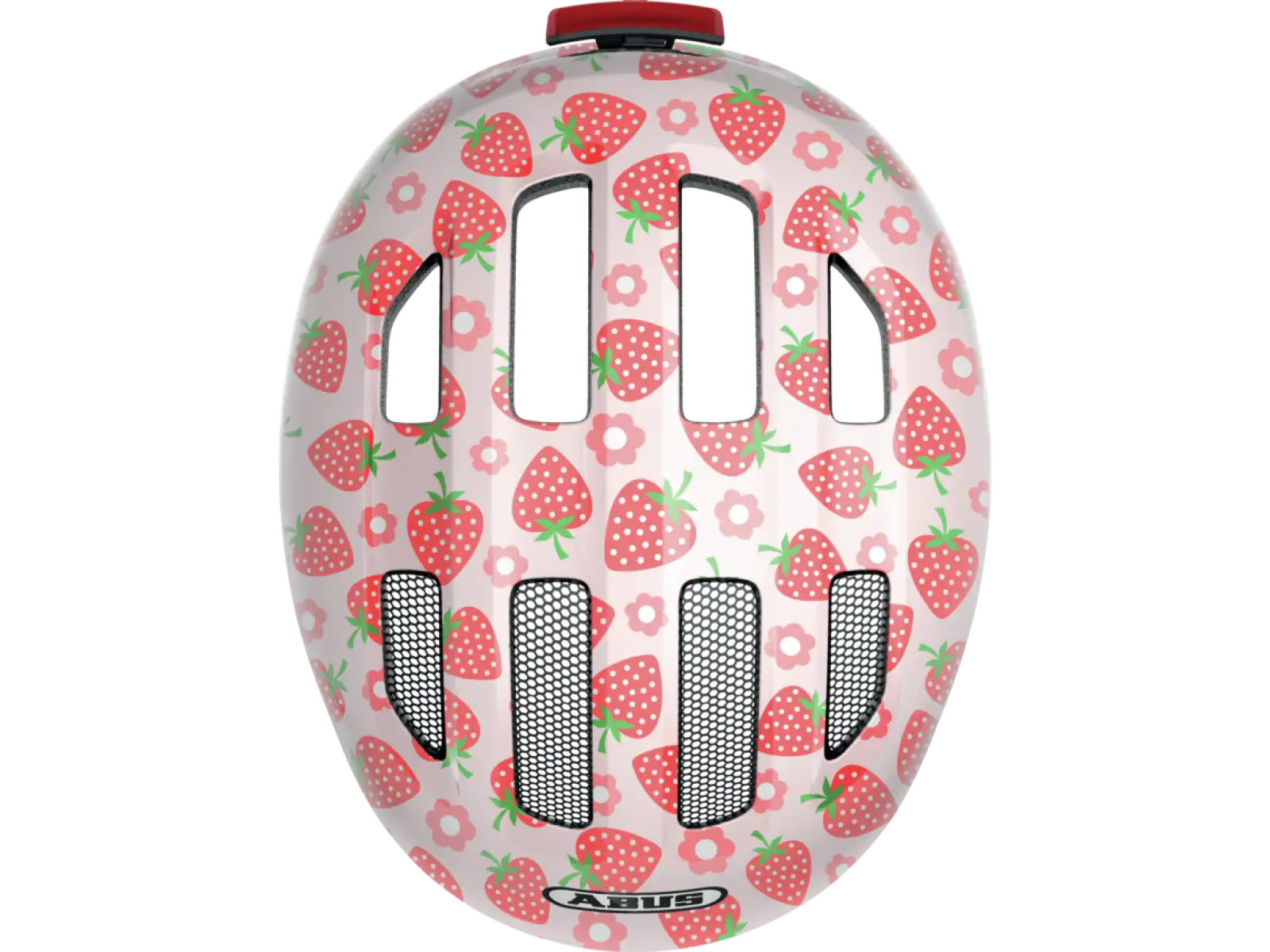 Abus Smiley 3.0 LED kids helmet Strawberry