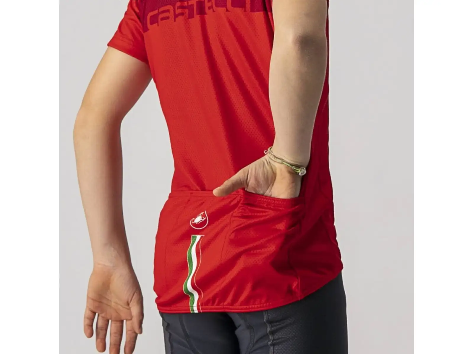 Castelli Neo Prologo kids jersey short sleeve red