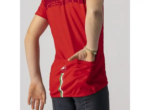 Castelli Neo Prologo kids jersey short sleeve red