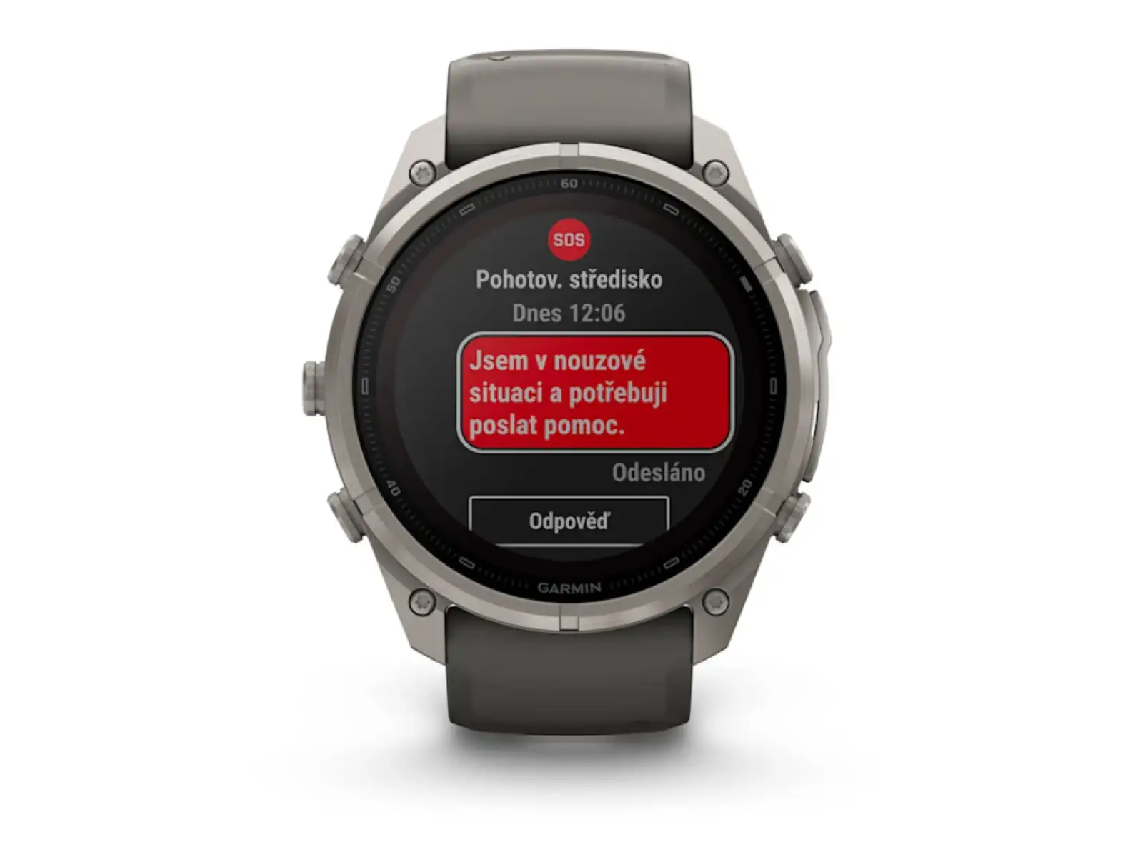Garmin Fénix 9 Pro inReach Solar 51 mm smart watch Titanium Pebble Gray/Silver Gray