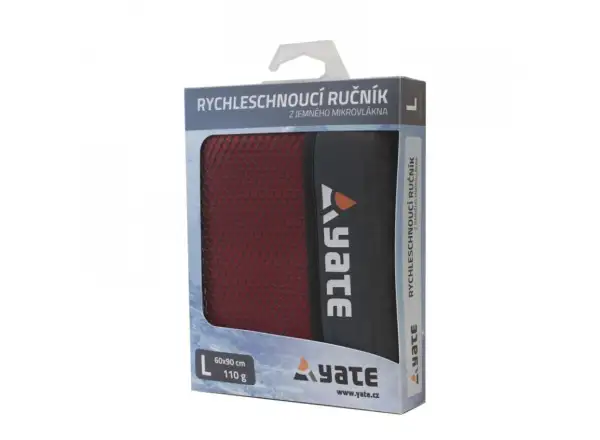 Yate quick-drying towel XL rubínová