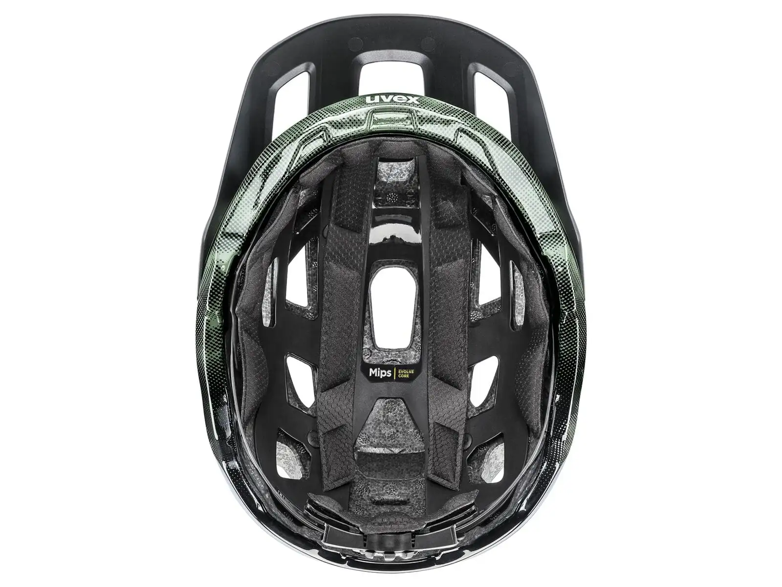 Uvex React Mips helmet Moss Green/Black Matt