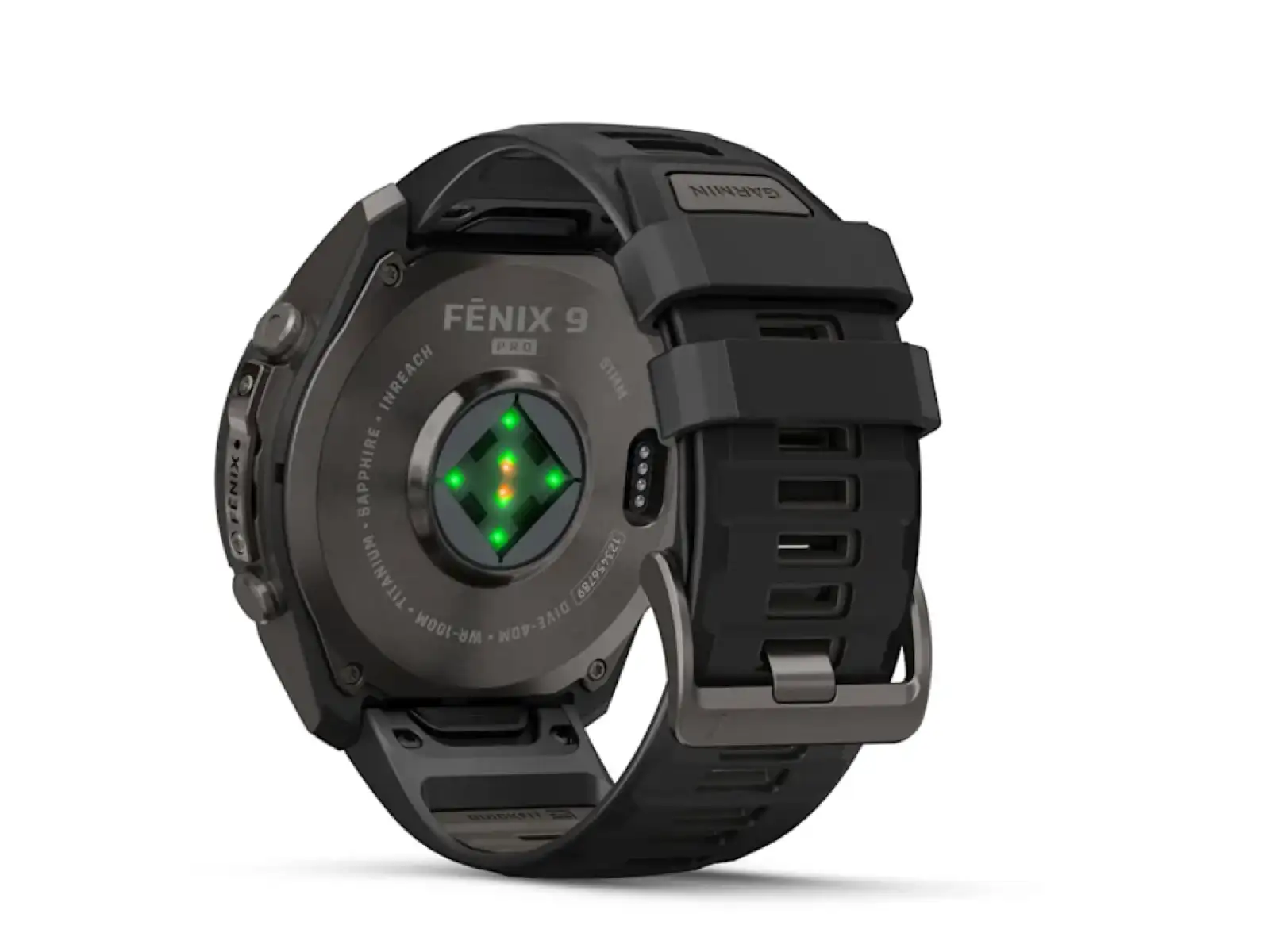 Garmin Fénix 9 Pro inReach 51 mm smart watch Carbon gray DLC Titanium Black/Pebble gray