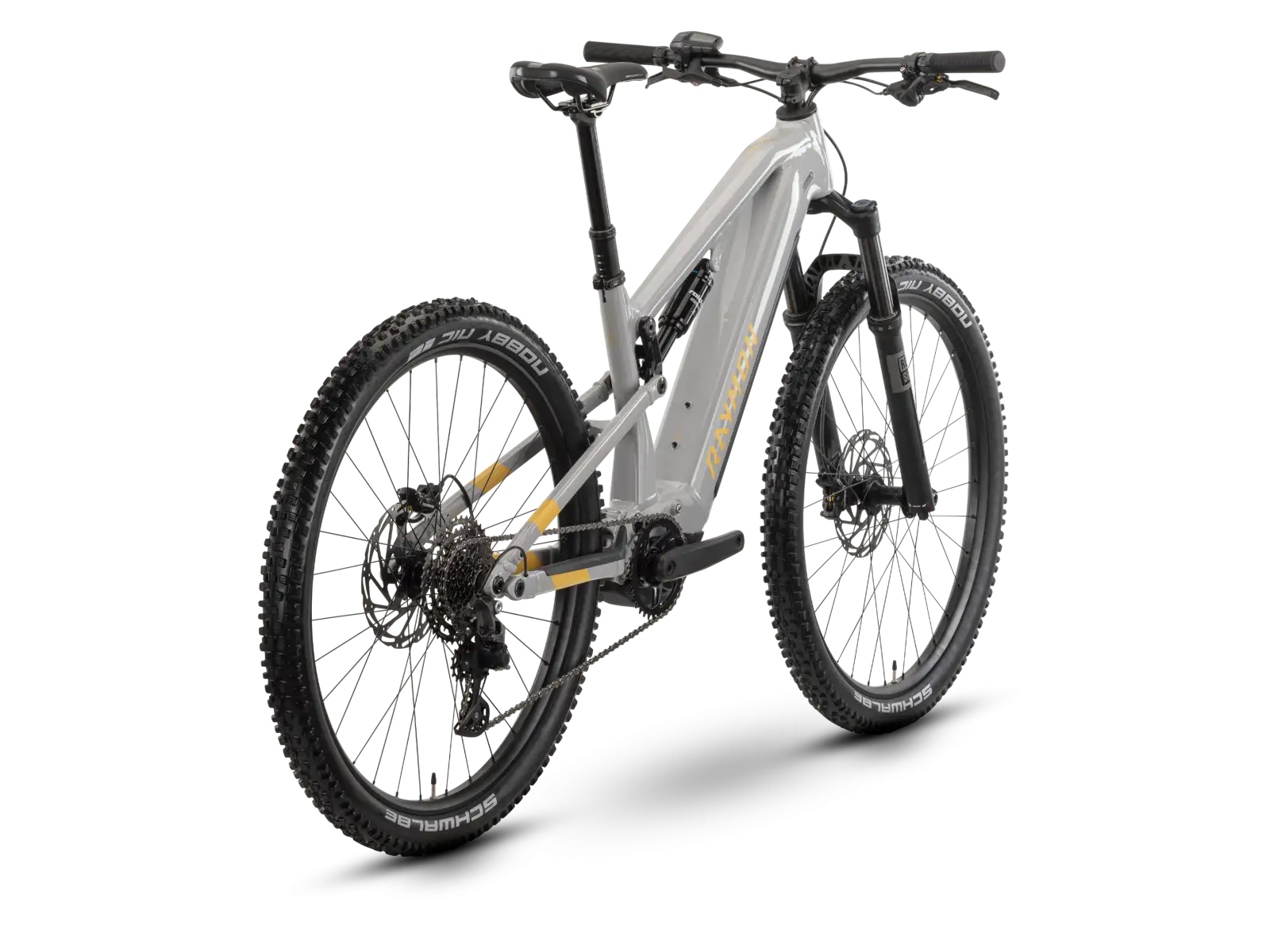 Raymon Trailray 120 Pro full-suspension e-bike timelessgrey/mustard